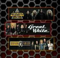 Great White, Stryper, and Steven Adler of Guns 'n Roses at Mohegan Sun Arena