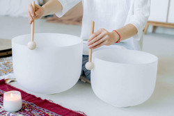 Group Sound Bath with Crystal and Tibetan Singing Bowls