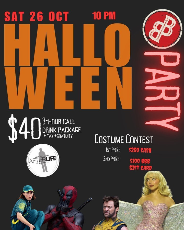 Halloween 2024 at Broken Barrel Bar Chicago, Saturday, 26 Oct 2024