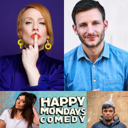 Happy Mondays Comedy Lockdown Live Zoom : Sara Barron, Chris Martin, Don Biswas, Fiona Allen Mc Sion