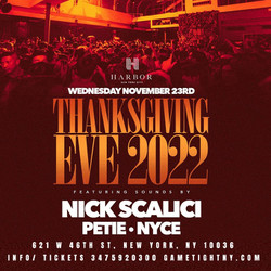 Harbor Nyc Thanksgiving Eve 2022