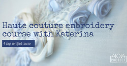 Haute couture embroidery course with Katerian at Akka Project Dubai