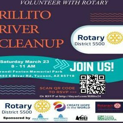 Help Clean Up the Rillito River March 23 at Brandi Fenton Memorial Park! Keep Our River Clean!