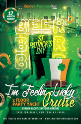 I'm Feelin' Lucky St Paddy's Day Party Cruise Nyc aboard the Avalon Yacht - Friday March 17, 2023