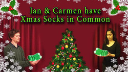 Ian and Carmen have Xmas Socks in common _ English Comedy Show