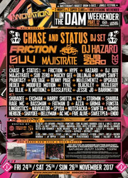 Innovation In The Dam 2017 w/ Chase & Status, Friction, Dj Hype + More