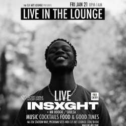 Insxght Live In The Lounge + Dj Mr.Boogie/Soulsa, Free Entry