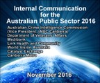 Internal Communication for the Australian Public Sector 2016