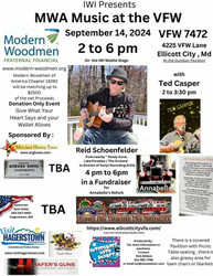 Iwi Presents Mwa Music At the Vfw, Featuring Reid Schoenfelder, with Ted Casper