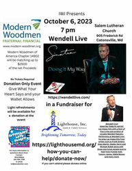 Iwi Presents Wendell Live in a Fundraiser for Lighthouse Inc.