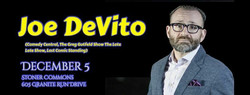 Joe DeVito Live Comedy at Stoner Grille December 5