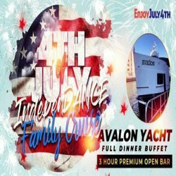 July 4th IndepenDANCE Day Family Fireworks Cruise Nyc aboard the Avalon Yacht