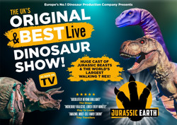 Jurassic Earth Live - Dinosaur Show - Whitehall Theatre Dundee - Saturday 15th April 2023