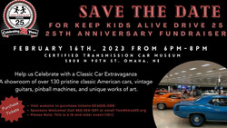 Keep Kids Alive Drive 25 - 25th Anniversary Classic Car Fundraiser