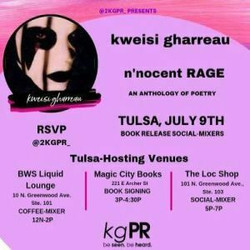 Kweisi gharreau's Debut Book Release Social-Mixers in Tulsa