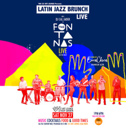 Latin Jazz Brunch Live with The Fontanas (Live) and Dj Cal Jader, Free Entry