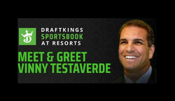 Legendary Quarterback Vinny Testaverde to Visit DraftKings Sportsbook at Resorts Casino Hotel