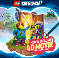 Lego® DREAMZzz™ Movie Premiere - New 4d Movie Event At Legoland Discovery Center Dallas/ Ft. Worth