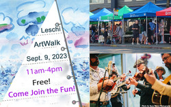 Leschi ArtWalk Sept 9 - 11am-4pm: Free - 102 Lakeside Ave - Artists, Writers, Musicians, Family Fun