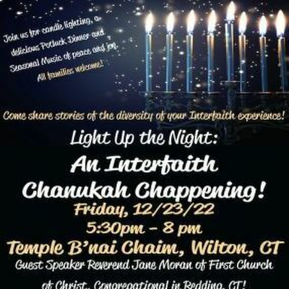 Light Up the Night An Interfaith Chanukah Chappening at Temple B'nai