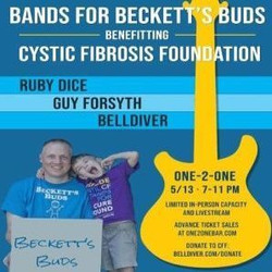 Live/livestream: Guy Forsyth, Belldiver and Ruby Dice - Benefitting the Cystic Fibrosis Foundation