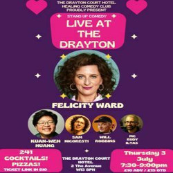 Live at the Drayton: Felicity Ward