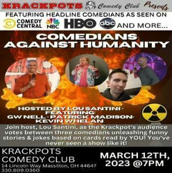 Lou Santini's Comedians Against Humanity at Krackpots Comedy Club Massillon