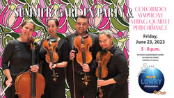 Lowry Garden Party and Colorado Symphony String Quartet Performance