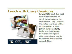 Lunch with Crazy Creatures - Holiday Inn Newcastle Gosforth Park - Sunday 10th December 2023