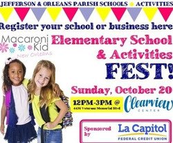 Macaroni Kid Elementary School and Activities Fest
