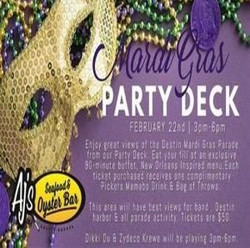 Mardi Gras Party Deck
