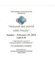 Marion Concert Band presents "Around the World with Music"