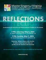 Master Singers of Va Presents Reflections