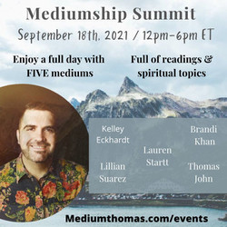 Mediumship Summit with Medium Thomas and 4 other Mediums