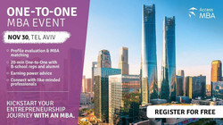 Meet Oxford, Yale, Rice University and many others at the Access Mba Tel Aviv In-person Event