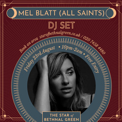 Mel Blatt (All Saints) Dj Set