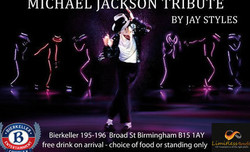 Michael Jackson Tribute - Jay Styles as King of pop - Birmingham Bierkeller