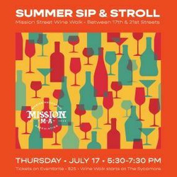 Mission Wine Walk – A Summer Sip and Stroll