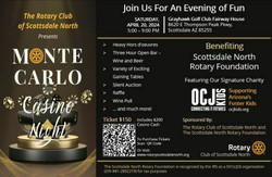 Monte Carlo Casino Night at Grayhawk on April 20 benefiting Ocj Kids and the Rotary Foundation