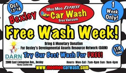 Moo Moo Express Bexley Grand Opening Free Car Wash Week
