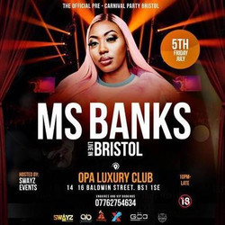 Ms Banks Live In Bristol {Pre Carnival Party}