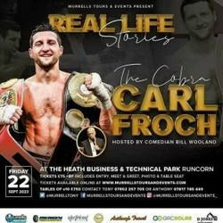 Murrells Tours and Events present Real Life Stories 'The Cobra' Carl Froch