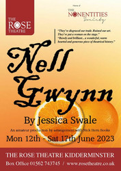 Nell Gwynn by Jessica Swale at The Rose Theatre, Kidderminster