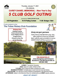 New Year's Day 5 Club Golf Outing