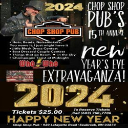 New Year's Eve at the Chop Shop feat. Ac/dc tribute Who Made Who and Country-Rock group Bulletproof