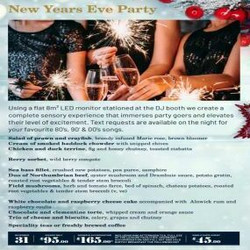 New Years Eve Party Holiday Inn Newcastle Gosforth Park