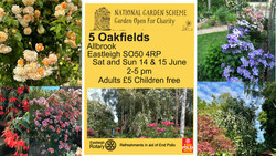 Ngs Open Garden 14th and 15th June 2-5 pm 5 Oakfields, Allbrook, Eastleigh So50 4rp