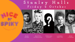 Nice N' Spiky Comedy Evening at Stanley Halls South Norwood : Simon Brodkin, Kae Kurd, Esther Manito