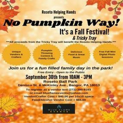 No Pumpkin Way! It's a Fall Festival and Tricky Tray