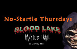 No-startle Thursday at Blood Lake Haunted Trail